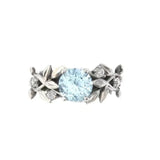 Shiny Blue Crystal Ring
