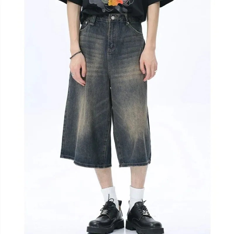 Retro Washed Oversized Jorts