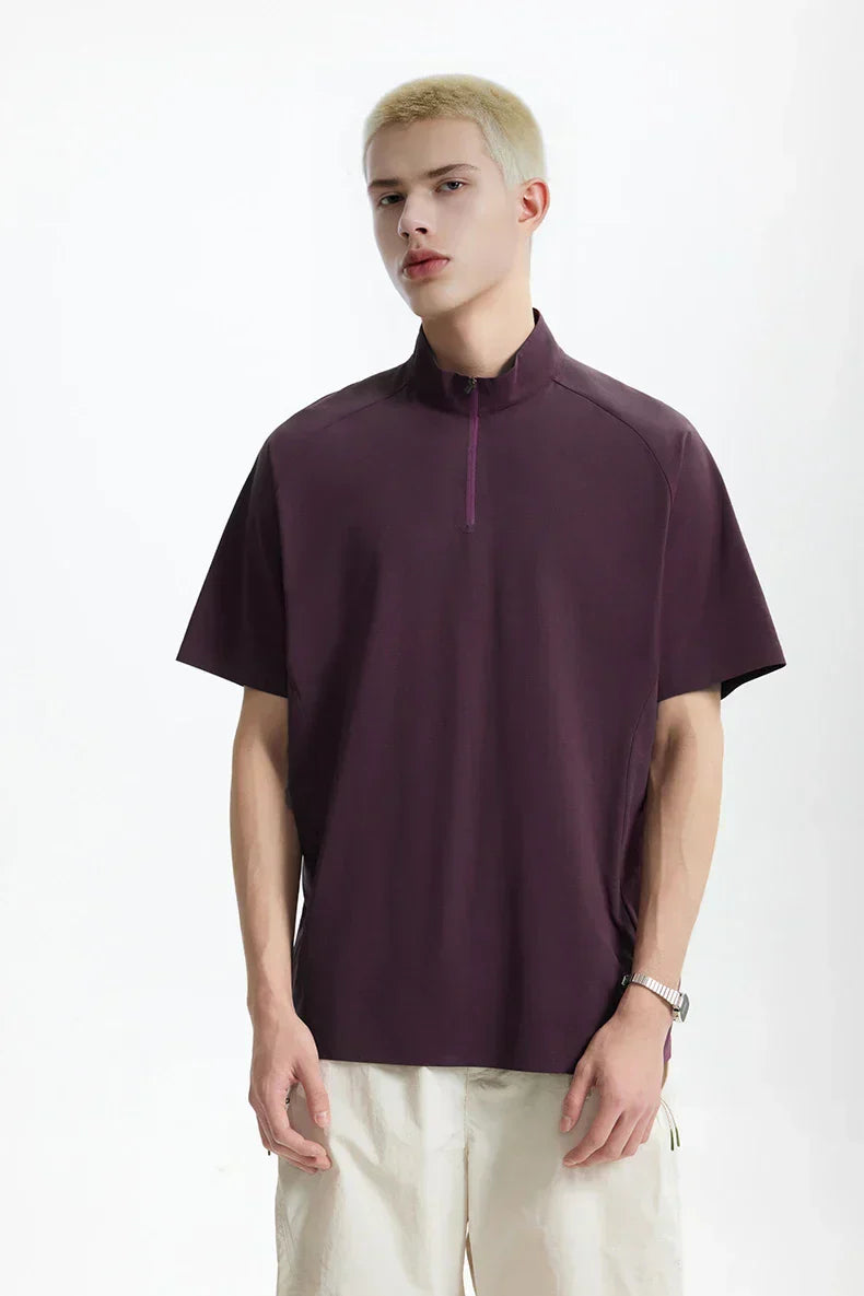 Basic Solid Color With Sun Protection T-Shirt