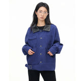 Cowgirl Blue Cargo Denim Jacket