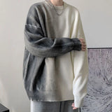 Y2K Farbverlauf Lockerer Pullover