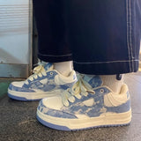 Color Blocked Elevated Casual School Sneakers
