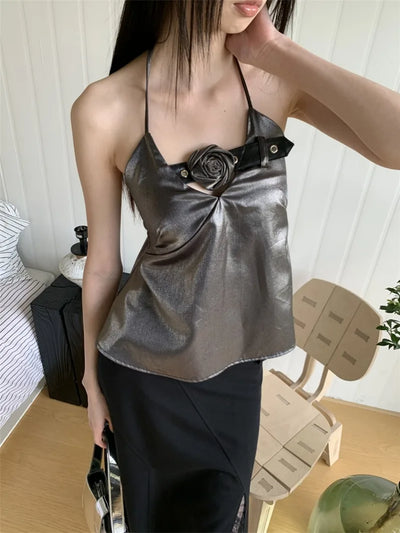 Chrome Rose Top