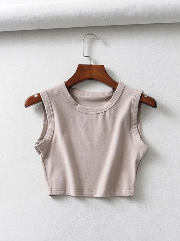 Summer Vintage White Crop Tops