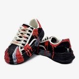 Retro Hand-Painted Graffiti Punk School Sneakers