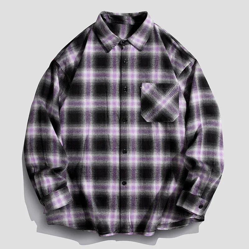 Plaid Front Pocket Shirt