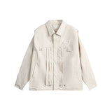 Boxy Fit Pocket Varsity Jacket