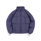 Waterproof Thicken Down Solid Color Puffer Jacket