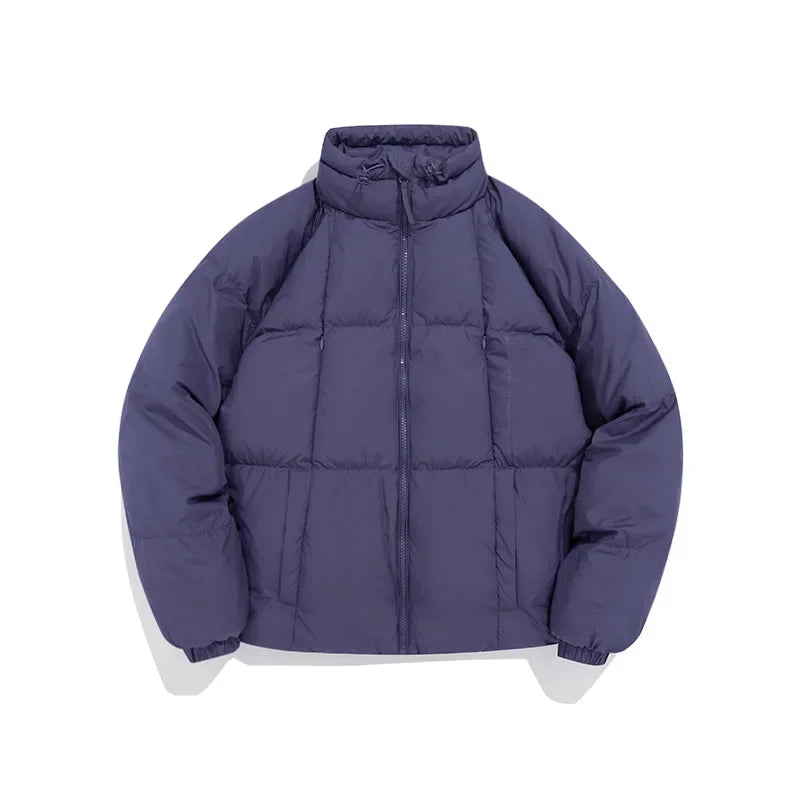 Waterproof Thicken Down Solid Color Puffer Jacket