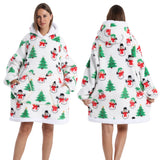 Strawberry Printed Oversized Blanket Hoodie