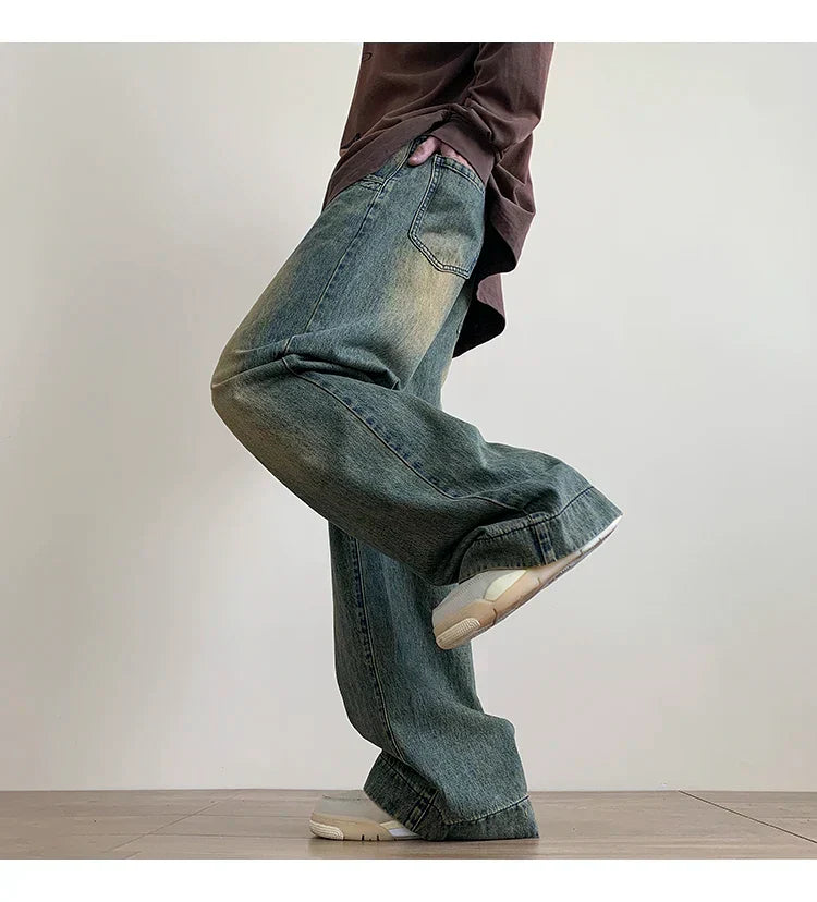Rusted Vintage Wide Leg Jeans