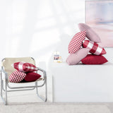 Red Striped Cushion Cover