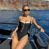 Black & White Summer Women's Swimsuit