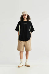 Oversized Patchwork Skater Girl T-Shirt