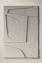Nordic 3D Effect Geometric Painting Art