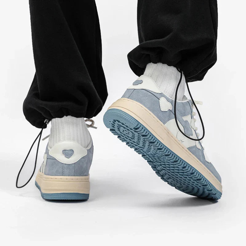 School Classic Cowhide Multicolor Sneakers