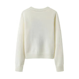 Cozy Bear Print Knitted Sweater