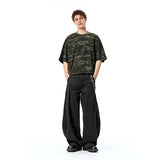 Vintage Casual Washed Cargo Pants