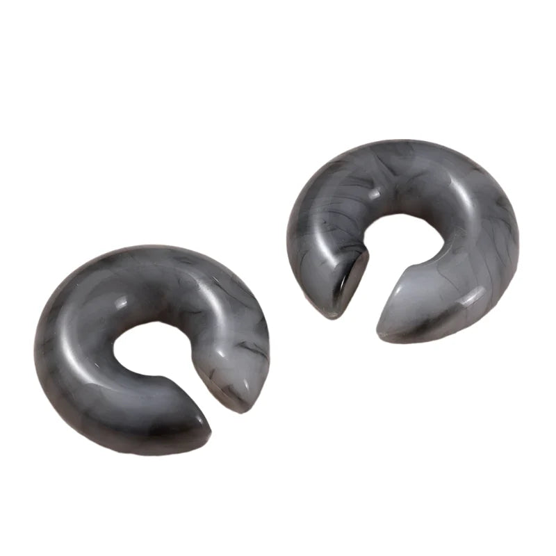 Fake Round Ear Clip Earrings