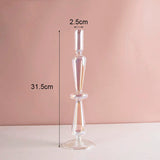 Taper Glass Candlestick Holder