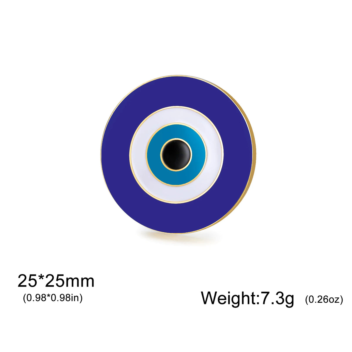 Lucky Blue Evil Eye Pin