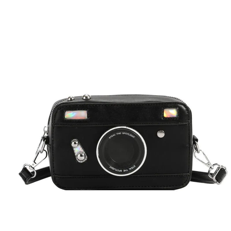 Blue Camera Shape Cross Bag