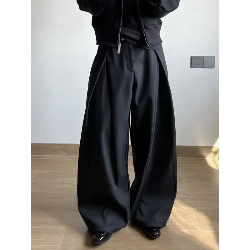 Wide Leg Deconstructed Jeans