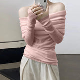 Sweet Autumn Slim Fit Solid Color Pullover