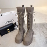 Lolita Zipper Thick Sole Zipper Boots