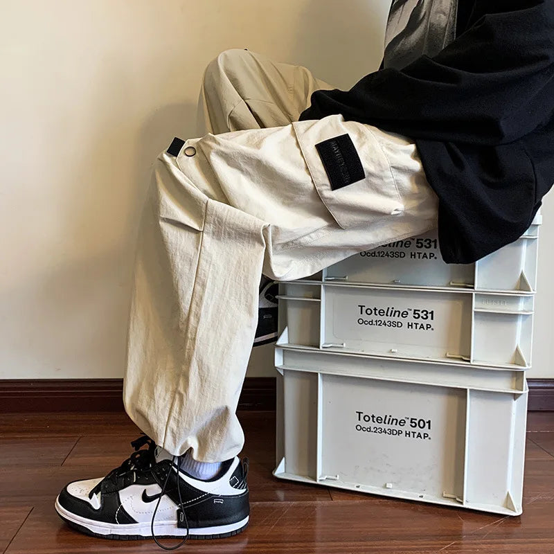 Y2K Tapered Casual Cargo Pants