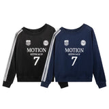 Off-shoulder Y2K Women's Sweatshirt