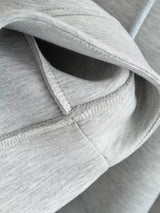 Solid Color Zip-up Hoodie