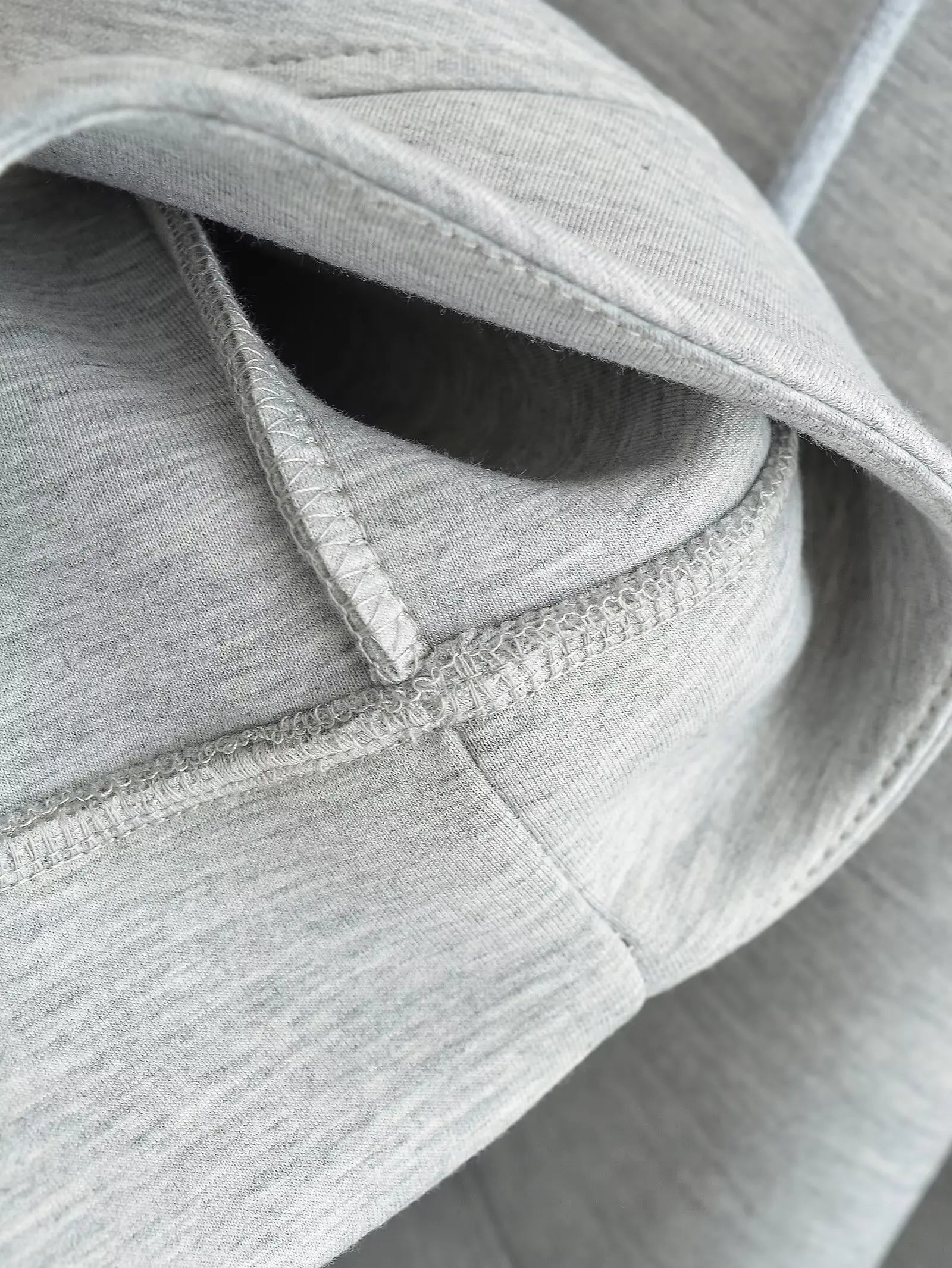 Solid Color Zip-up Hoodie