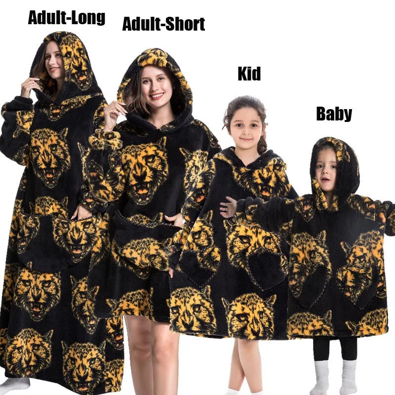 Oversized Blanket Family Matching Hoodie