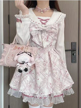 Coquette Bow Princess Mini Dress