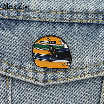 Racing Driver Enamel Pin