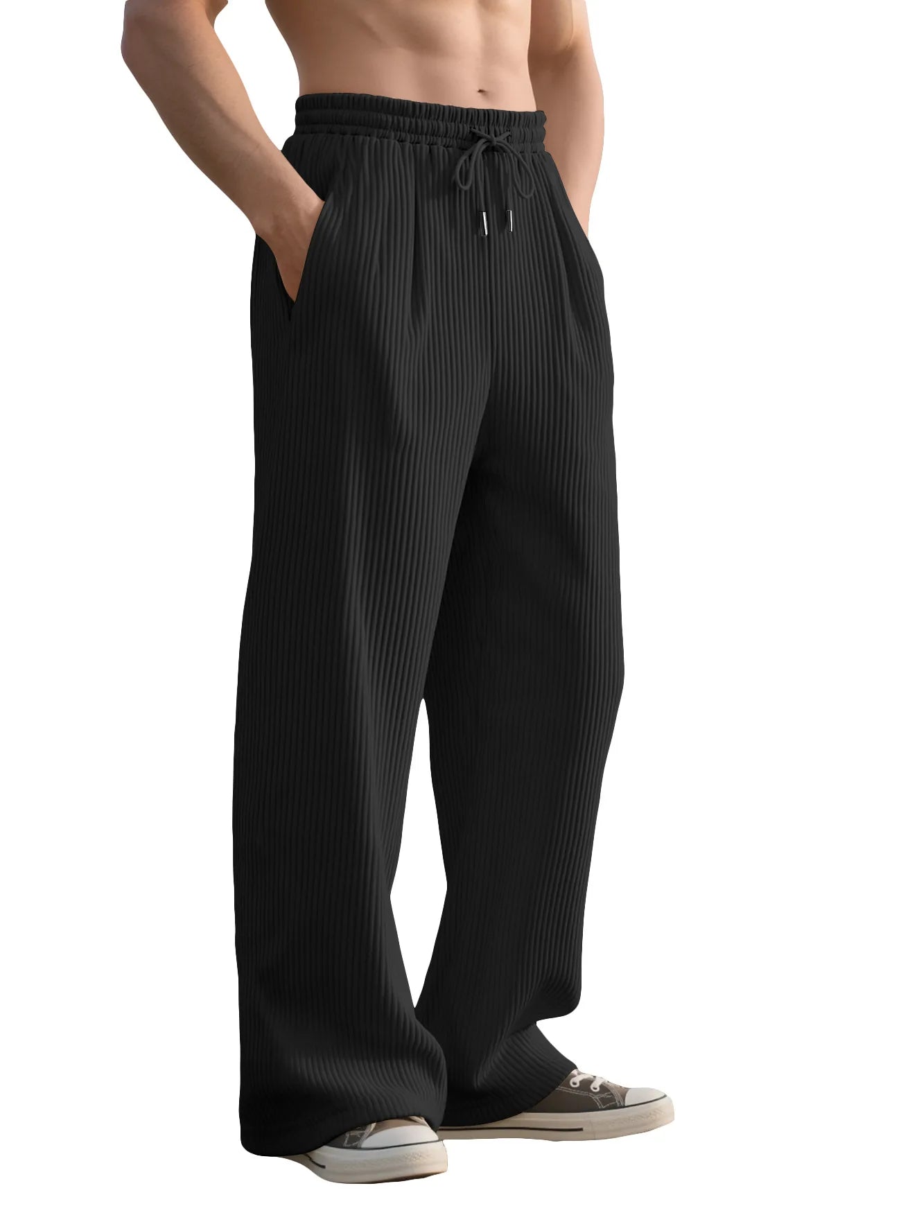 Laid Back Style Wide Leg Pants