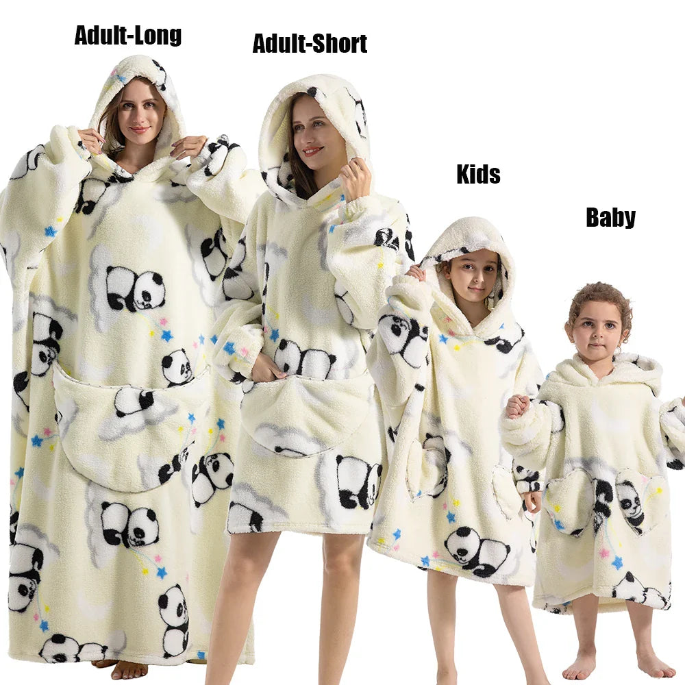 Oversized Blanket Family Matching Hoodie