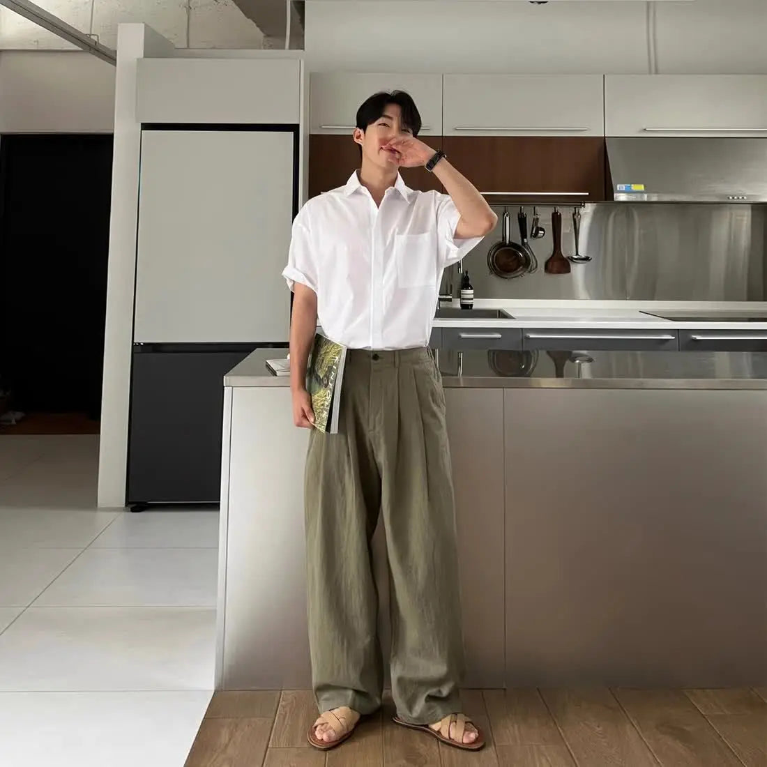 Lazy Boy High End Linen Pants