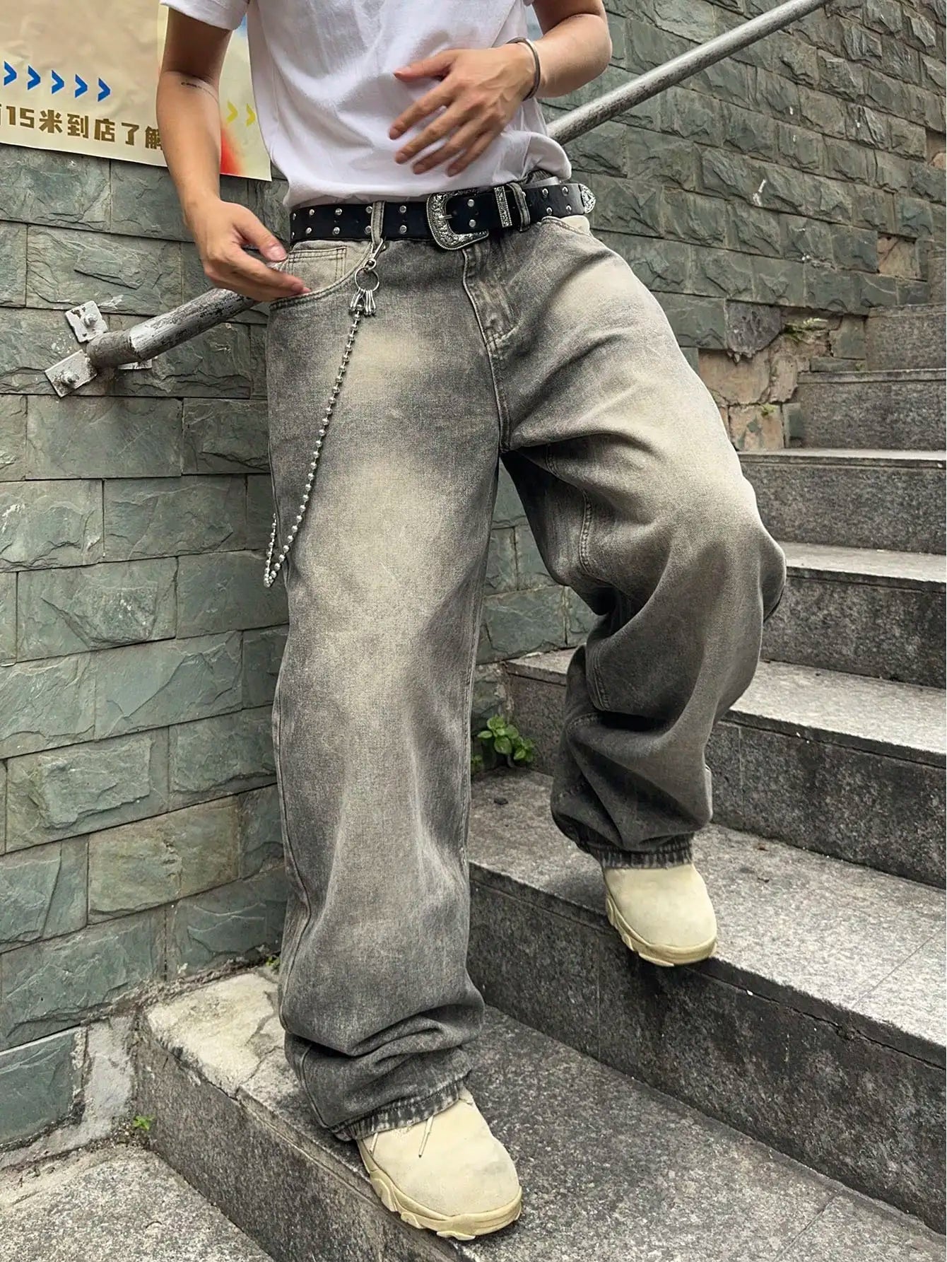 Y2K Vintage Washed Low Rise Denim Jeans