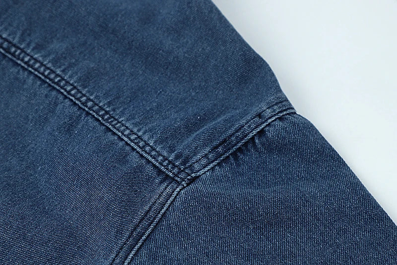 Vintage Denim Cowboy Long Sleeve Shirt