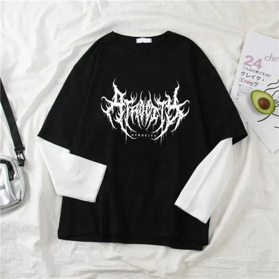 Y2K Tribal Long Sleeve Top