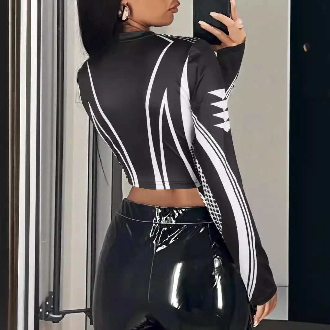 Y2K Motorcycle Cropped Punk Jacket