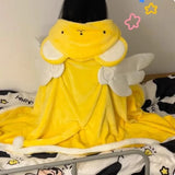 Yellow Sakura Kerberos Office Nap Blanket