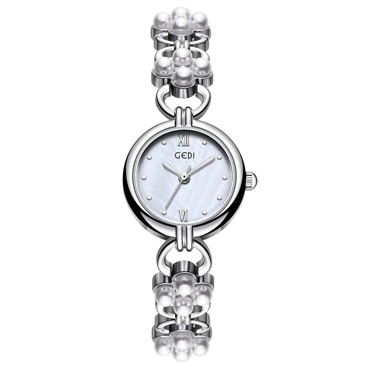 Inlaid Pearl Bracelet Light Luxury Quartz Watch