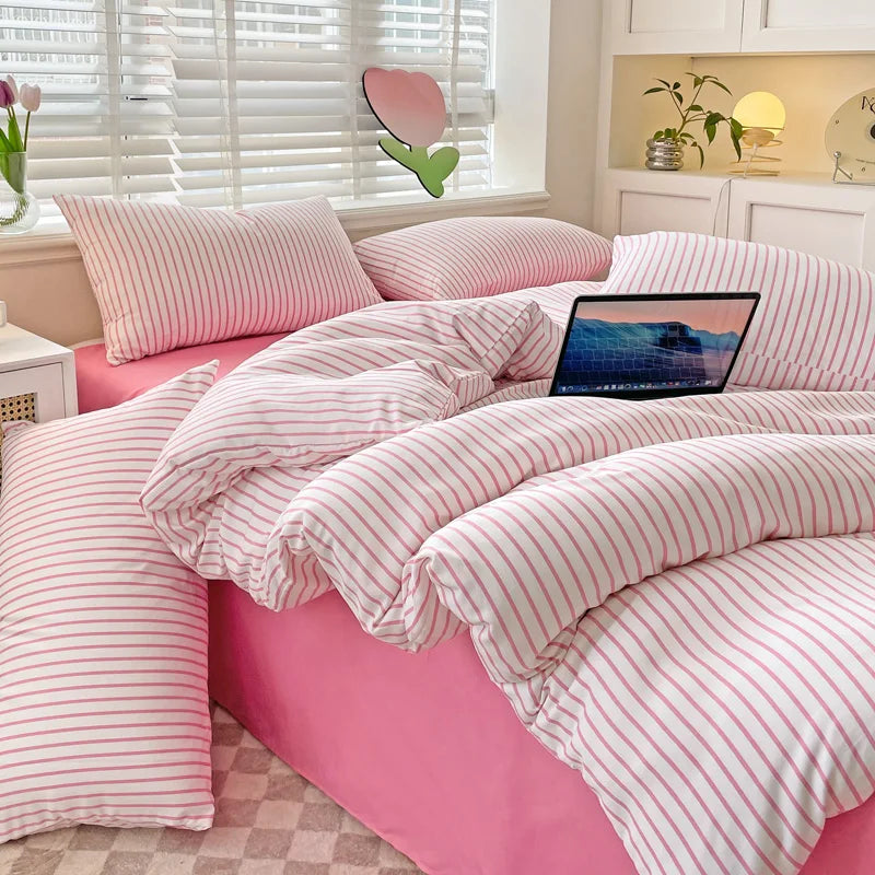 Pink Cozy Bedding Set