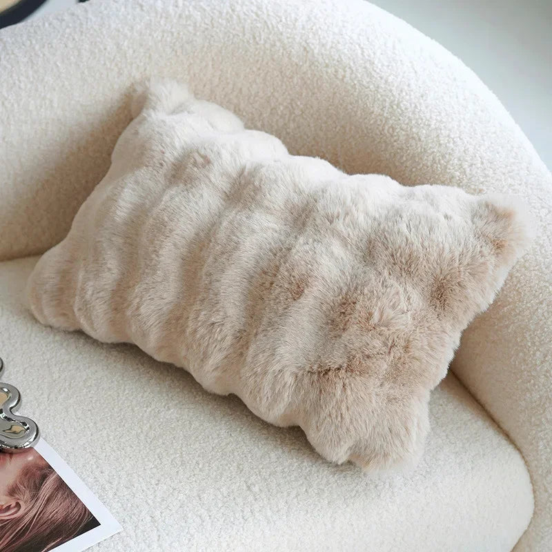 Light Luxury Throw Brown Pillow Cover