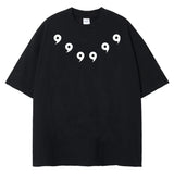 Retro Washed Dotted Graphic T-Shirt