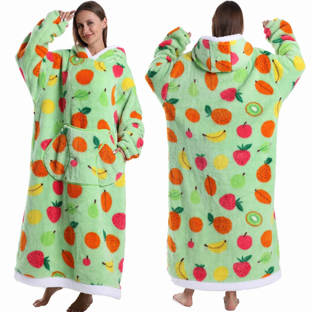 Cartoon Tragbare Homewear Pyjama-Decke
