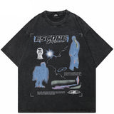 Vintage Hip Hop Washed Black T-Shirt